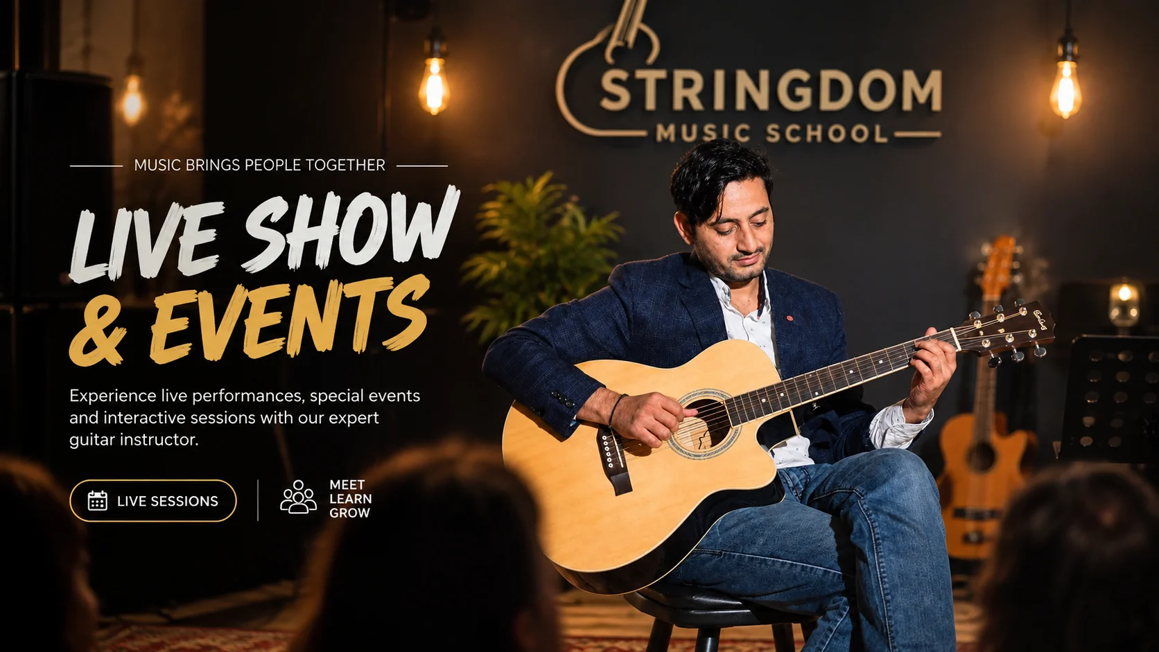 Live Guitar Performance by Stringdom School