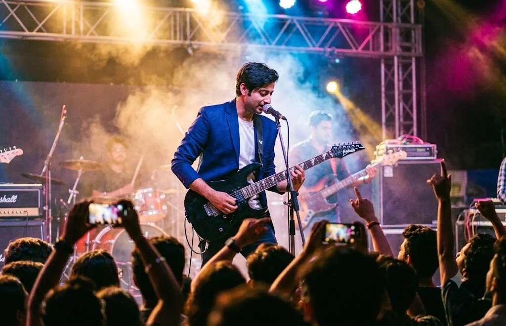 Live Guitar Performance by Stringdom School